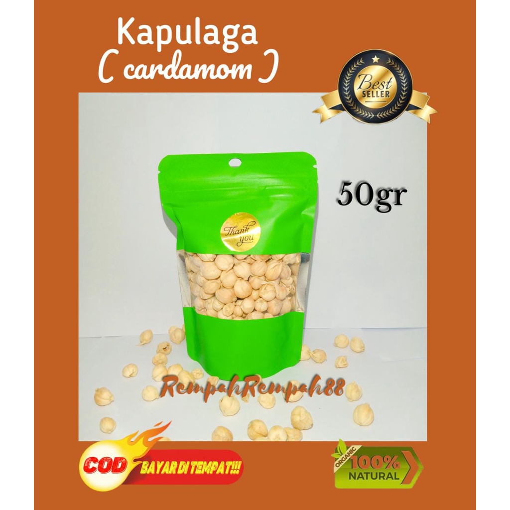 

Kapulaga Alami 50gr Cardamom