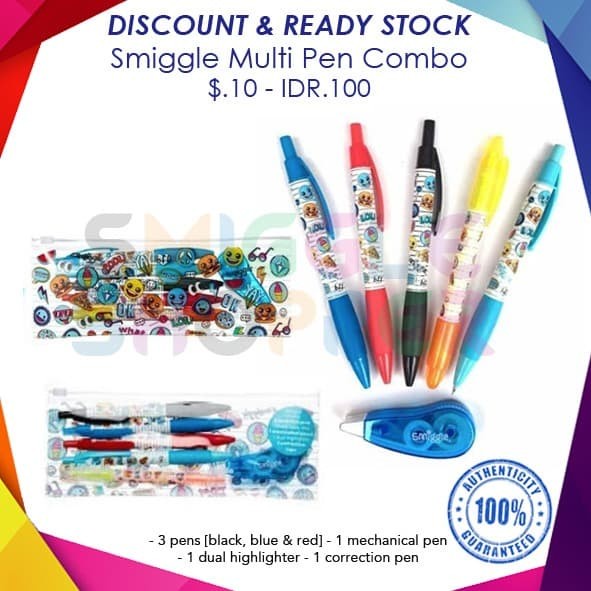 

smiggle ORI Multi Pen Combo