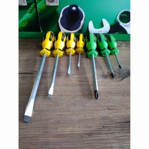 TEKIRO OBENG KETOK TEMBUS TPR SET 7 PCS Tekiro TPR GO THRU SCREWDRIVER Set 7 pcs SD-TG0956