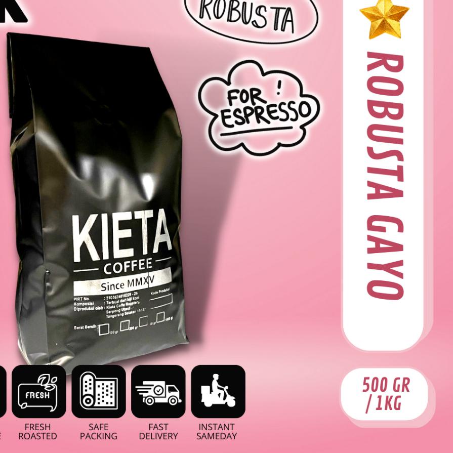 

♀ Biji Kopi Fine Robusta Aceh Gayo 1kg ☪