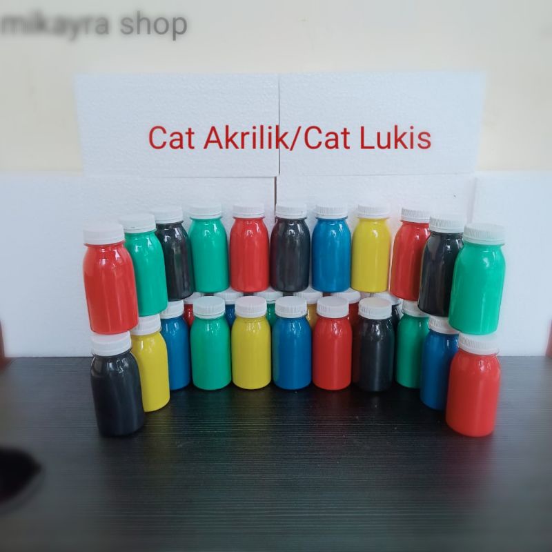 

( 100 ml ) Cat Akrilik / Cat Lukis / Cat Strofoam / Cat Kanvas / Cat Rumah /