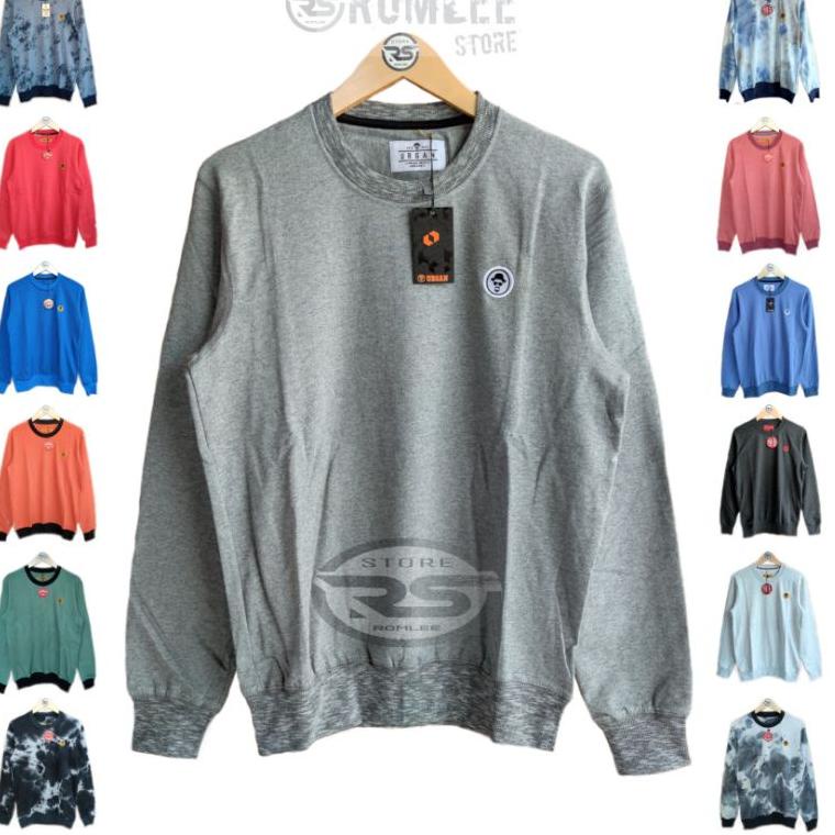 BOOMING Sweater/Crewneck Distro Original Urgan Outerwear Sweater Pria Lagi Viral Terlaris