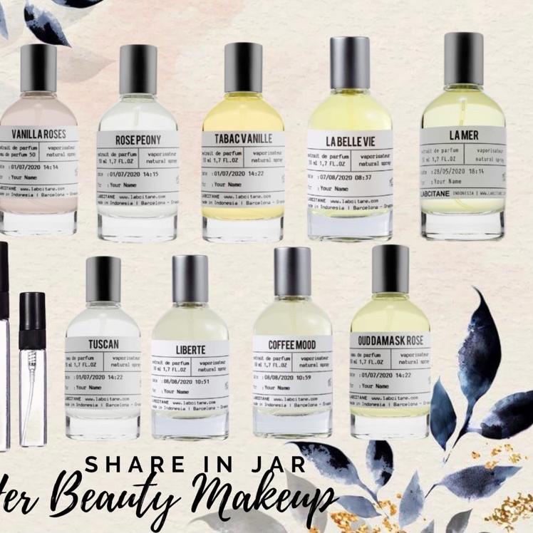 Code F0r5Q Share in Jar Decant Parfum Labcitane Parfume Fete Privee Vanilla Roses Saffron Noir Rose 