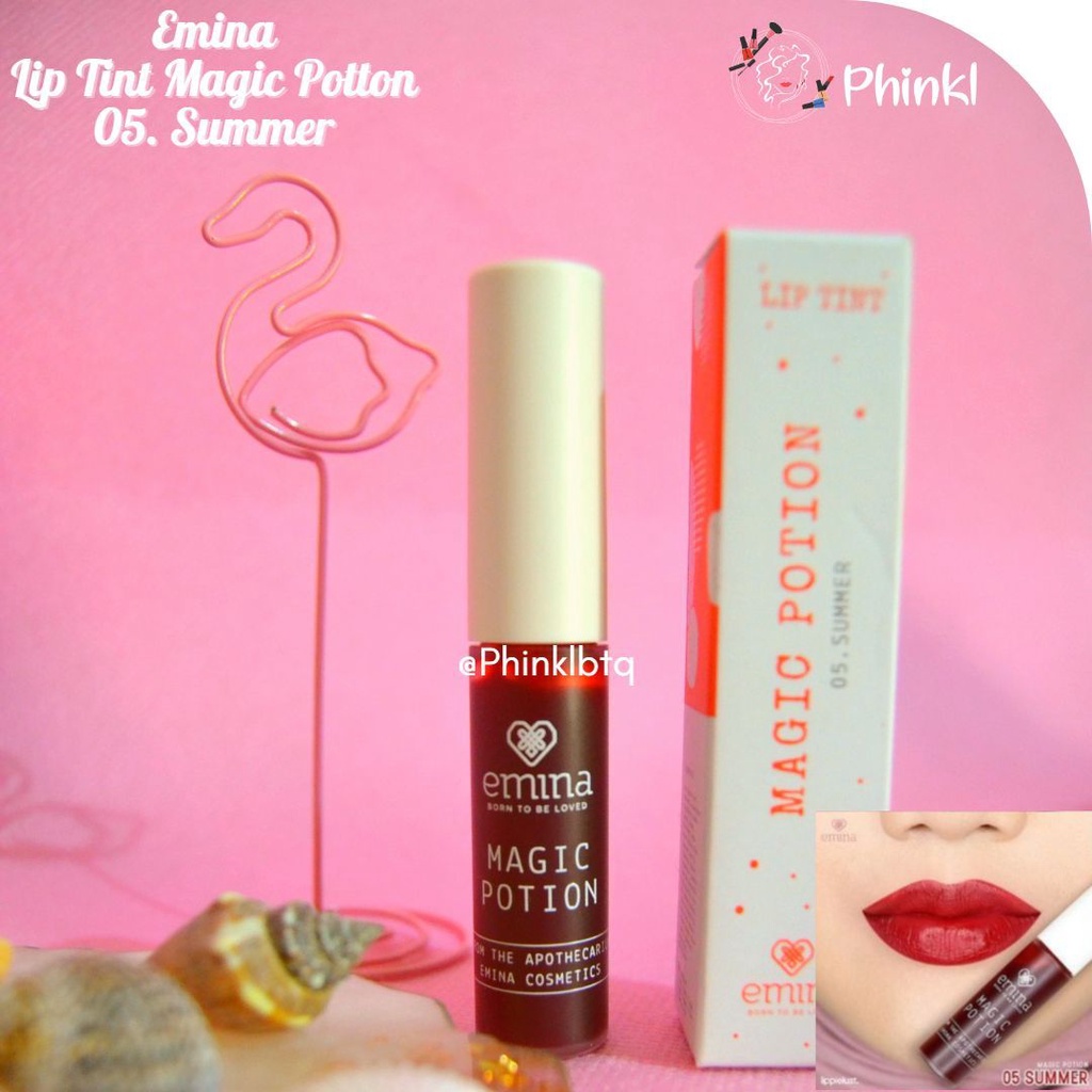 `ღ´ PHINKL `ღ´ ╰☆☆ 𝔢мιℕά ☆☆╮ Emina Magic Potion Lip Tint ala korea ombre cocok untuk remaja