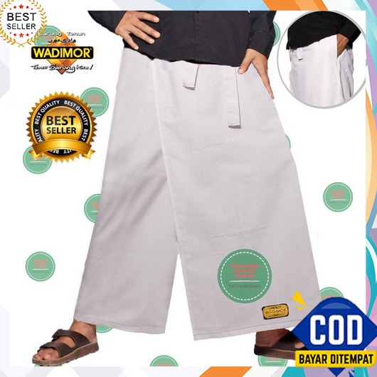 Sarowil Sarung Sirwal | Mangga Gold Kembang Celana Sarung Dewasa Wadimor Putih Polos ginal Asli Wadi