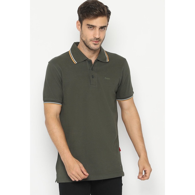 Kaos Polo Police Denim Original 100% Comfort Shirt Baju Ori Pria Cowok