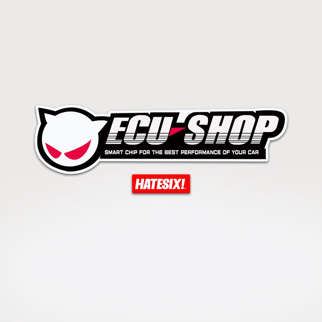 Sticker Decal ECU SHOP Hatesix