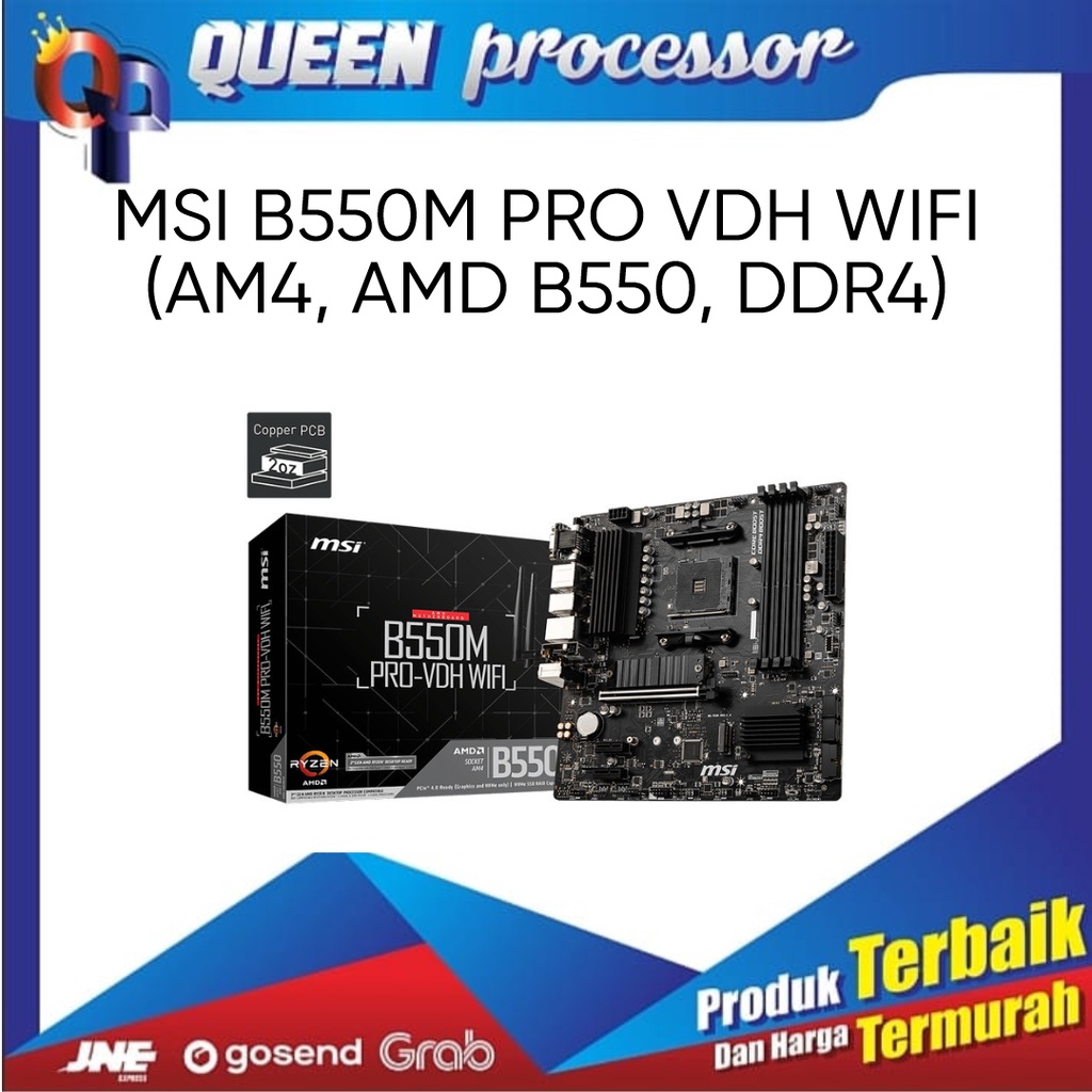 MSI B550M PRO VDH WIFI (AM4, AMD B550, DDR4)