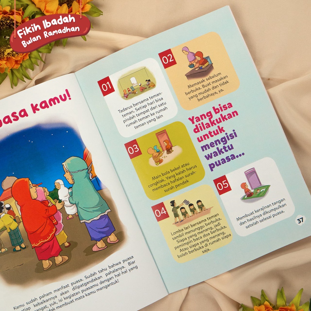Paket Ramadhan For Kids 2in1 : Ramadhan Activity Book &amp; Fikih Ibadah Ramadhan + Bonus Buku Zikir Pagi Petang