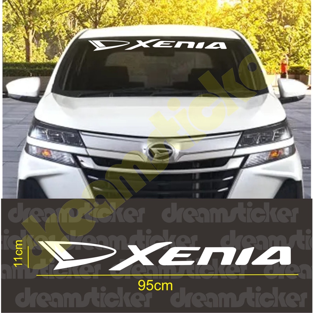 Sticker Stiker Kaca Depan Mobil Daihatsu Xenia Windshield