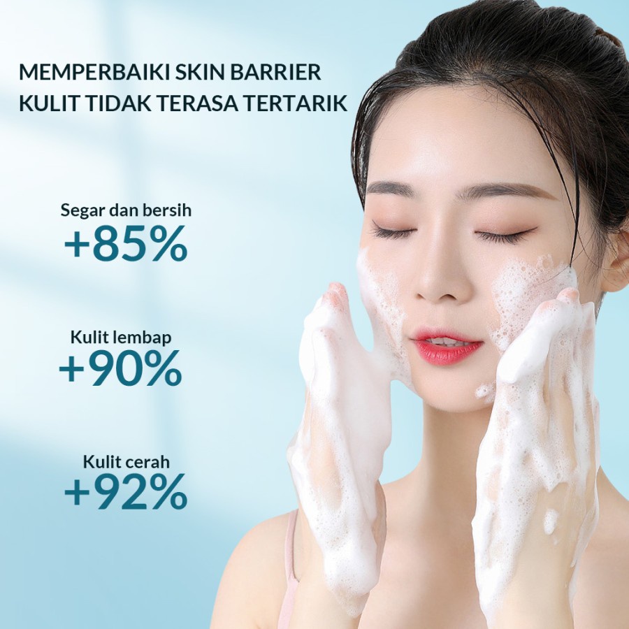 ✨ AKU MURAH ✨ BIOAQUA 7x Ceramide Skin Barrier Care Cleansing Mousse 100ml