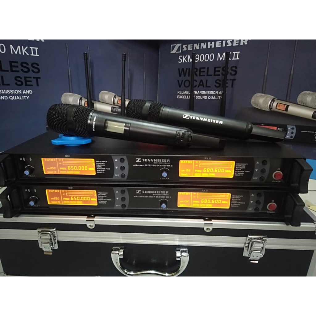 Mic Wireless Sennheiser SKM 9000 MK II / SKM9000 MK II 4 antena FREE HARDCASE