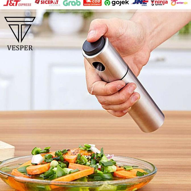 

olive oil spray stainless / botol minyak spray bumbu dapur BBQ 100ml