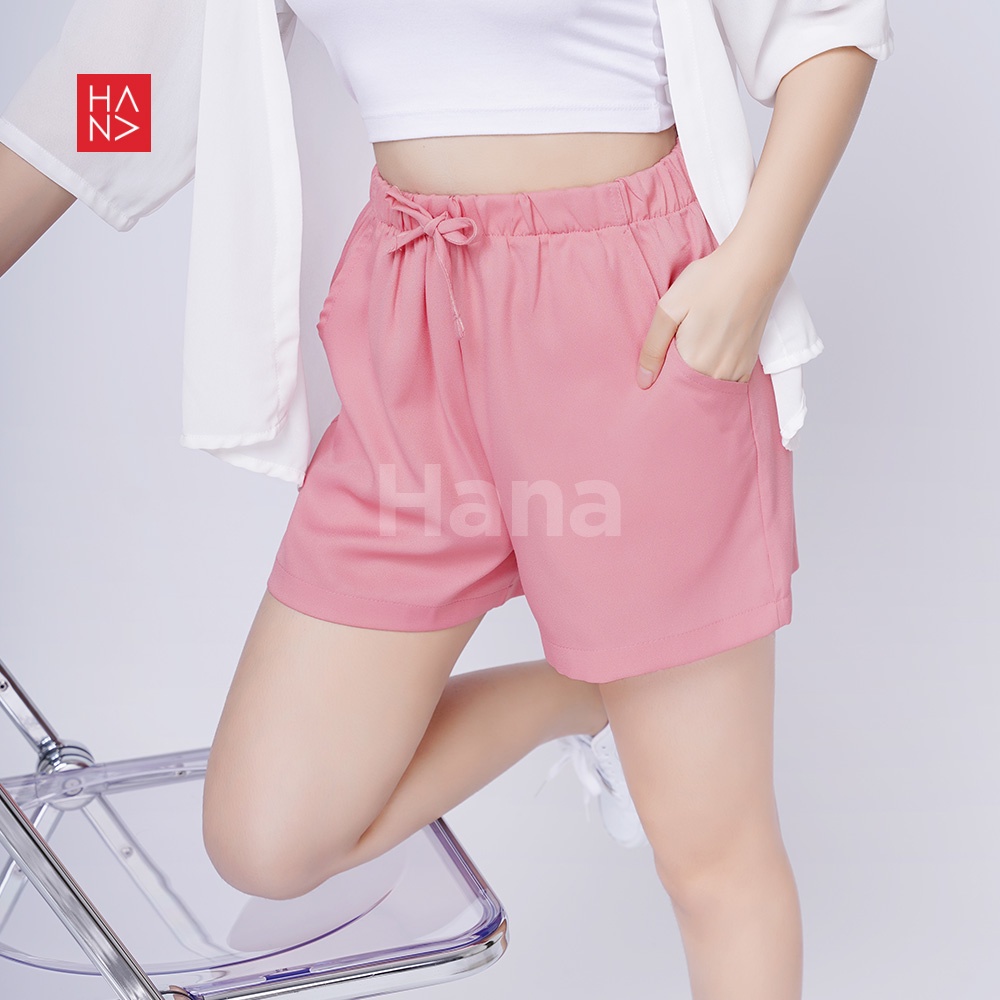 Hana Fashion - Tiara Jumbo Pants  Celana Short Pants - SP041