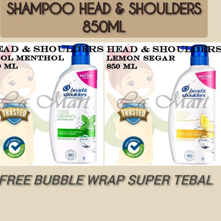 ♂ Shampoo Head and Shoulders 850ML Menthol Shampoo Head and Shoulders 850ML Lemon ♬