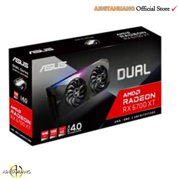 ASUS Dual Radeon RX 6700 XT OC Edition 12GB GDDR6 - VGA Card