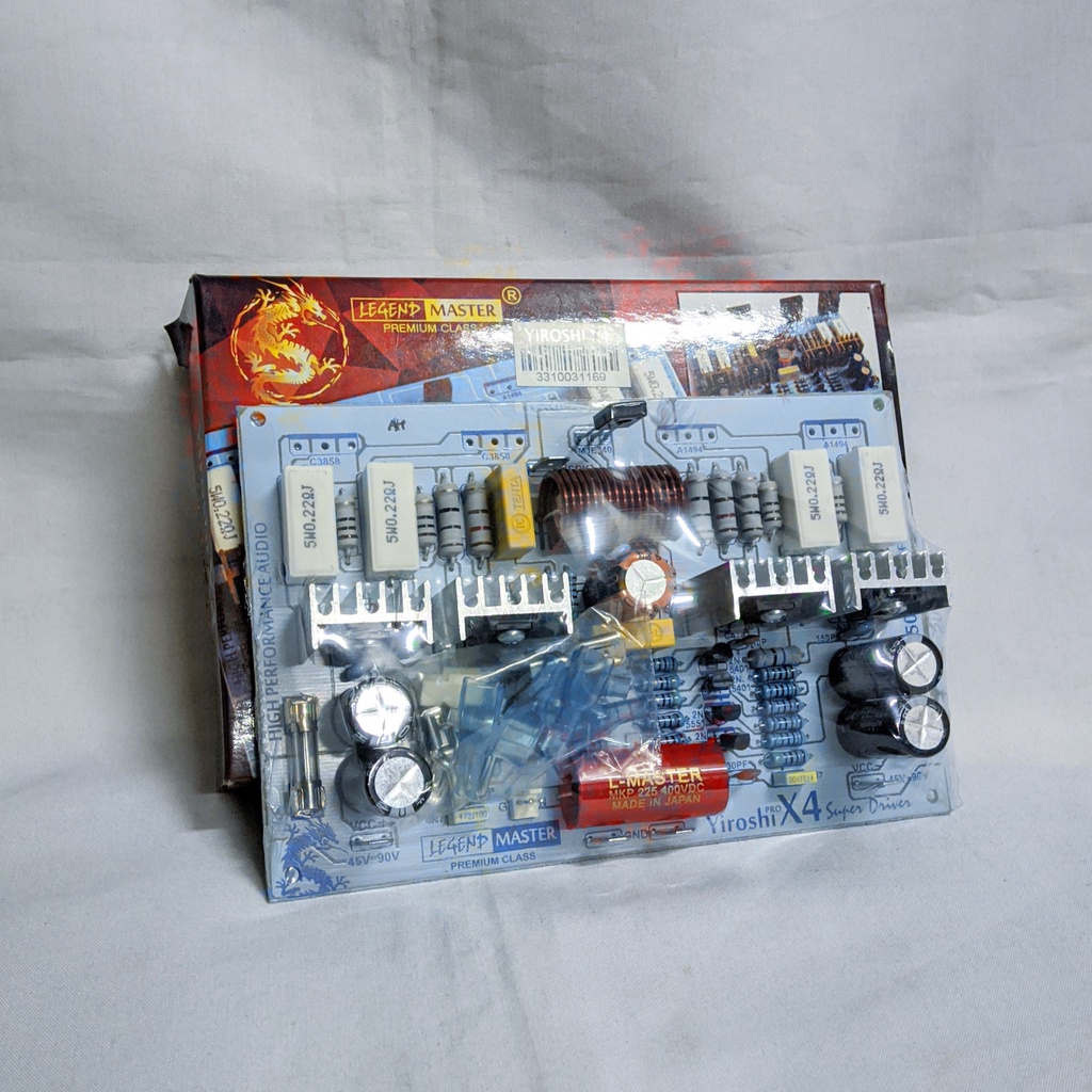 Kit Power Amplifier YIROSHI X4 500Watt Mono LEGEND MASTER
