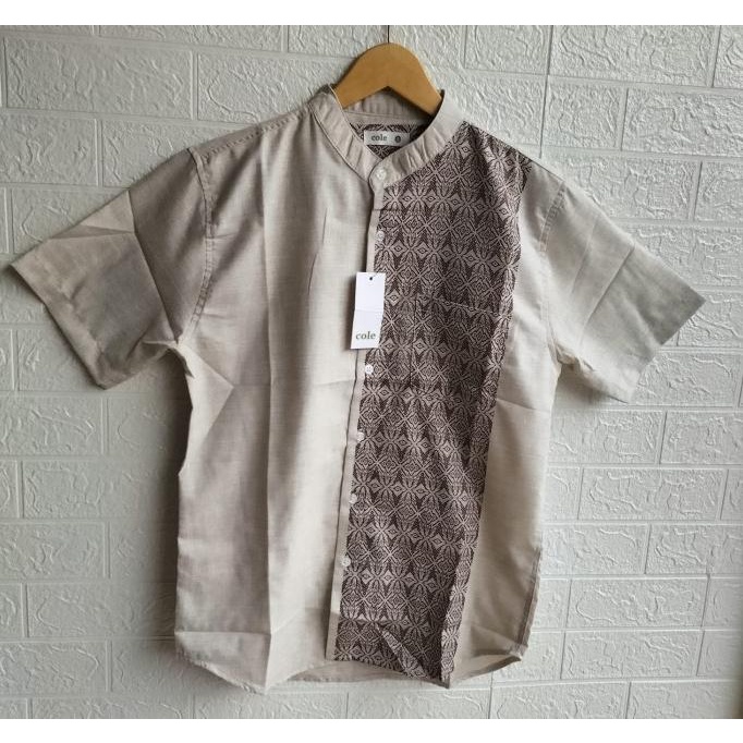 TERLARIS Koko Cole 2 - Kemeja Koko Pria Lengan Pendek /BAJU KOKO PRIA/BAJU KOKO DEWASA/BAJU KOKO ANA