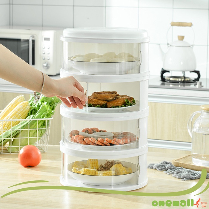 Terlaris Tudung Saji 4 Susun Food Cover Tahan Panas Box Modern Food Storage