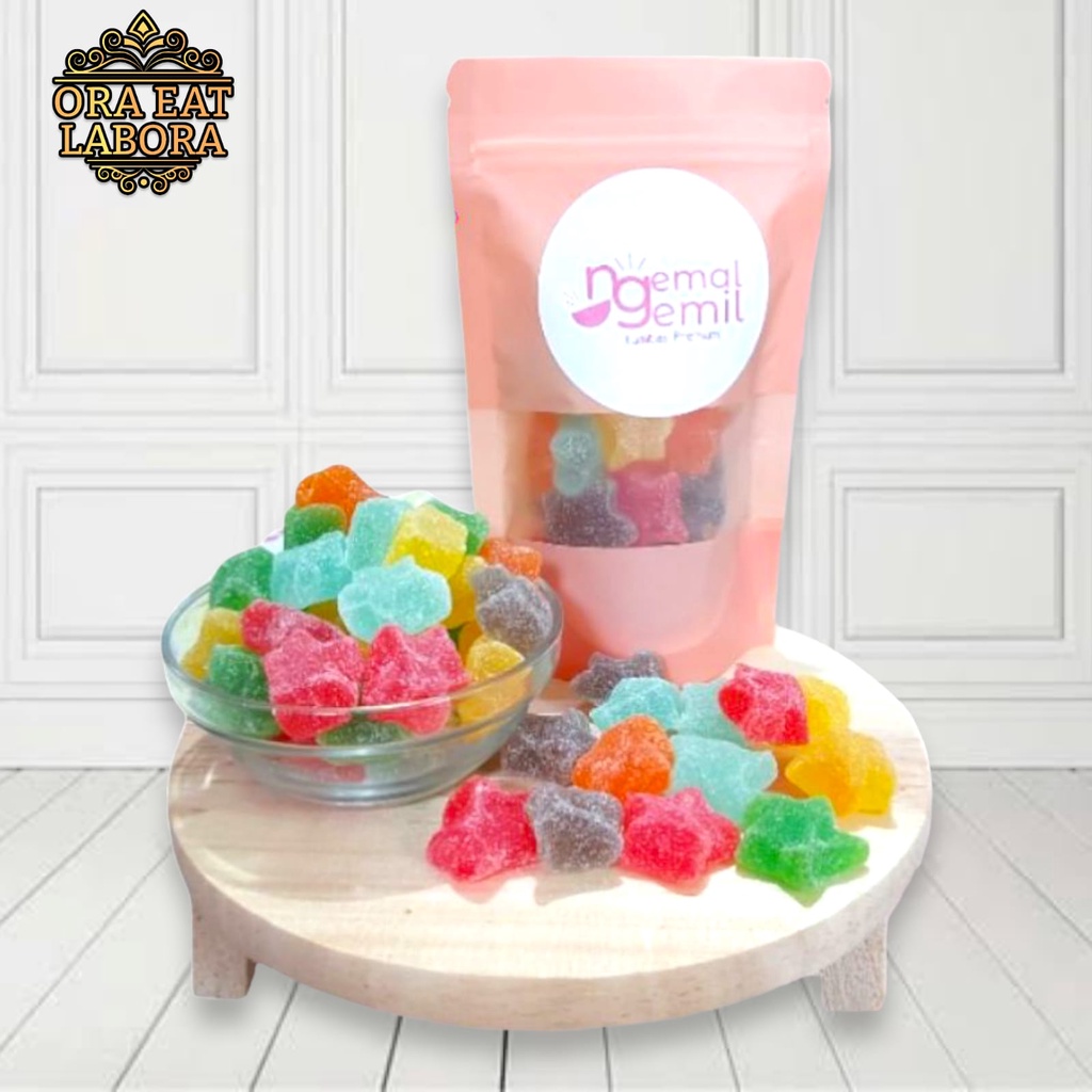 

Mixed Fruit Jelly Permen Rasa Buah Kualitas Premium - Ora Eat Labora