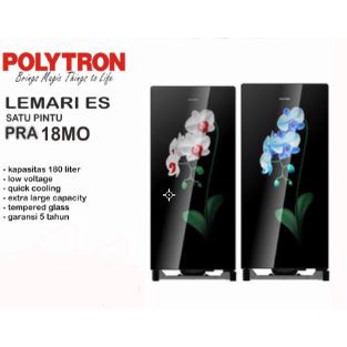 kulkas polytron 1 pintu 180 liter PRA 18 MOW / 18 MOB garansi resmi Bandung, Jawa Barat &amp; Jabodetabek