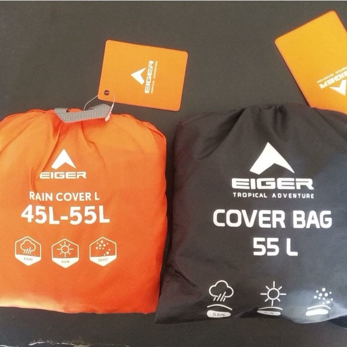 Terlaris Raincover Cover Bag Rain Cover Eiger 40-45L - Original