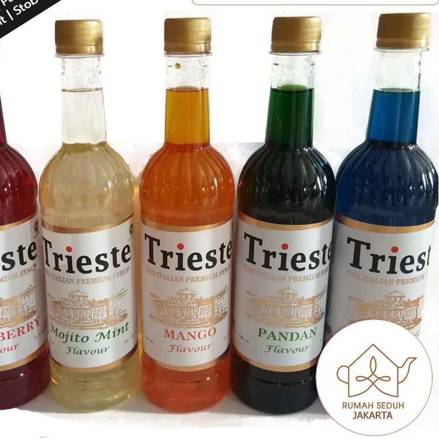 

✿ Trieste Italian Syrup 650 mL - Tea and Mojito Syrup Series - Mint, Lychee, Mango, Strawberry, Pandan ☏