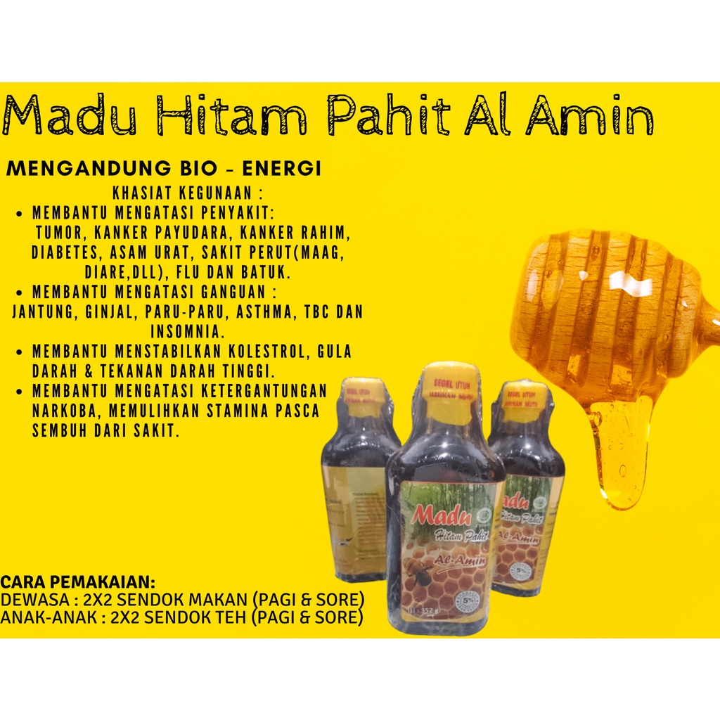 

Madu Hitam Pahit Al Amin