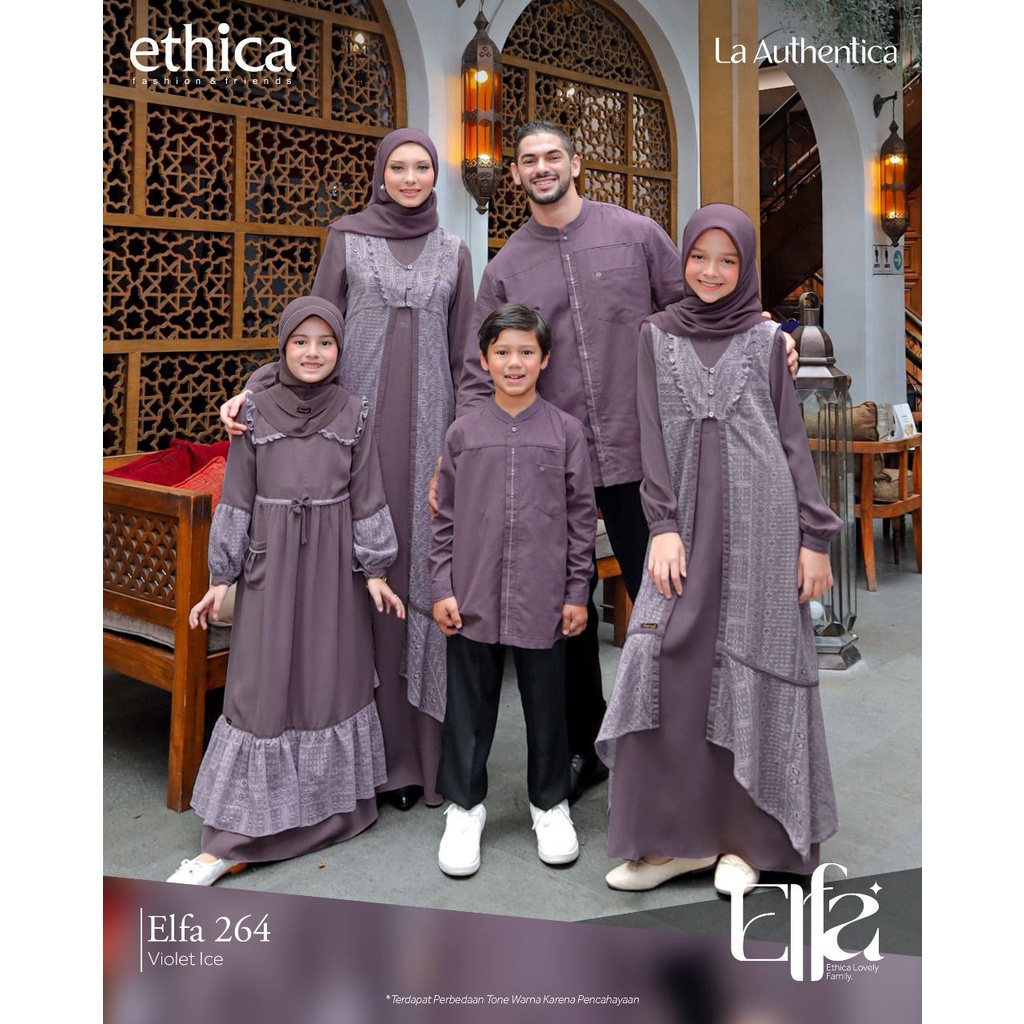 Ethica Terbaru / Elfa 264 Violet Ice / Fashion Muslim