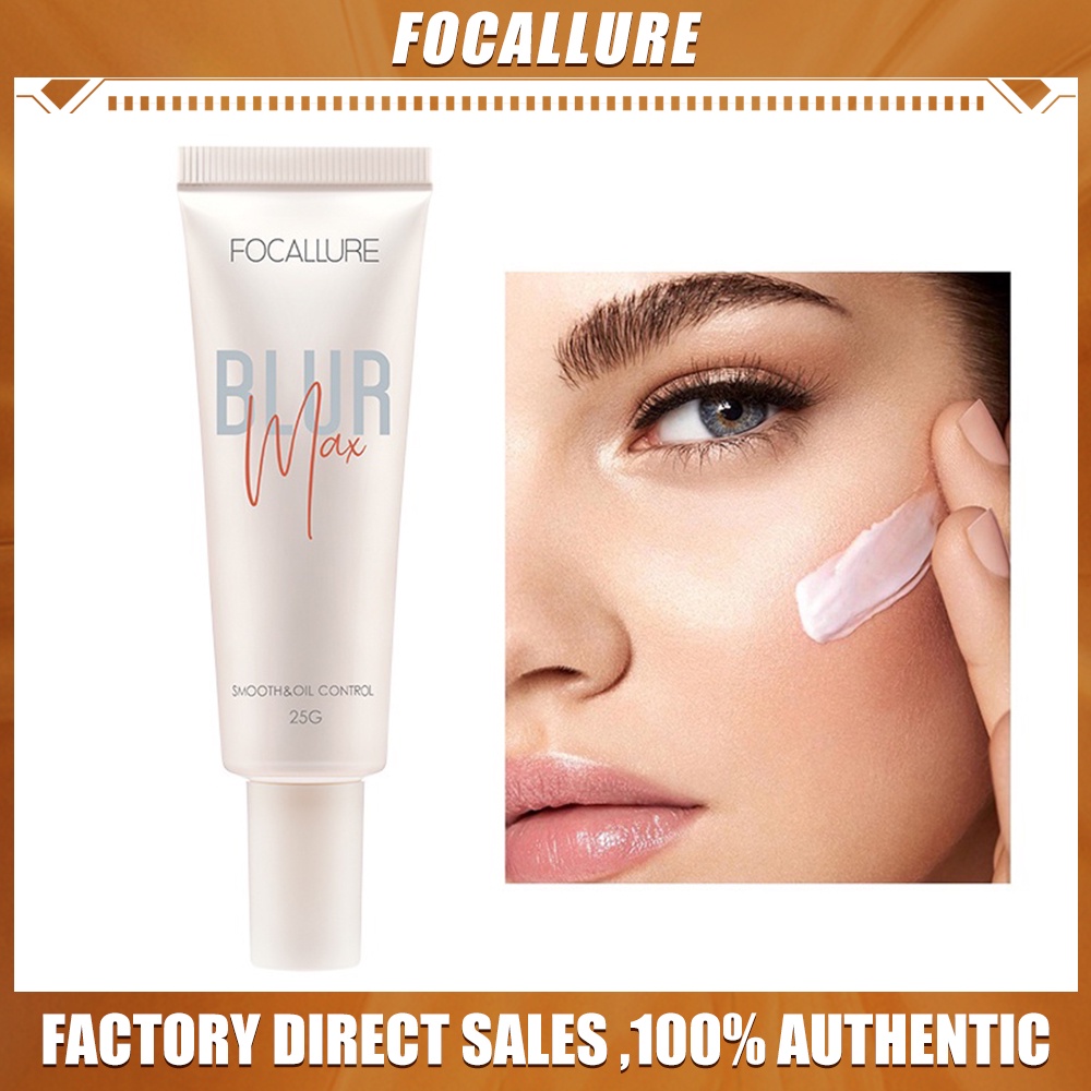 FOCALLURE Poreless BB Cushion Full Coverage Foundation- Kosmetik BLURMAX Primer Keep All Day Base Makeup FA138