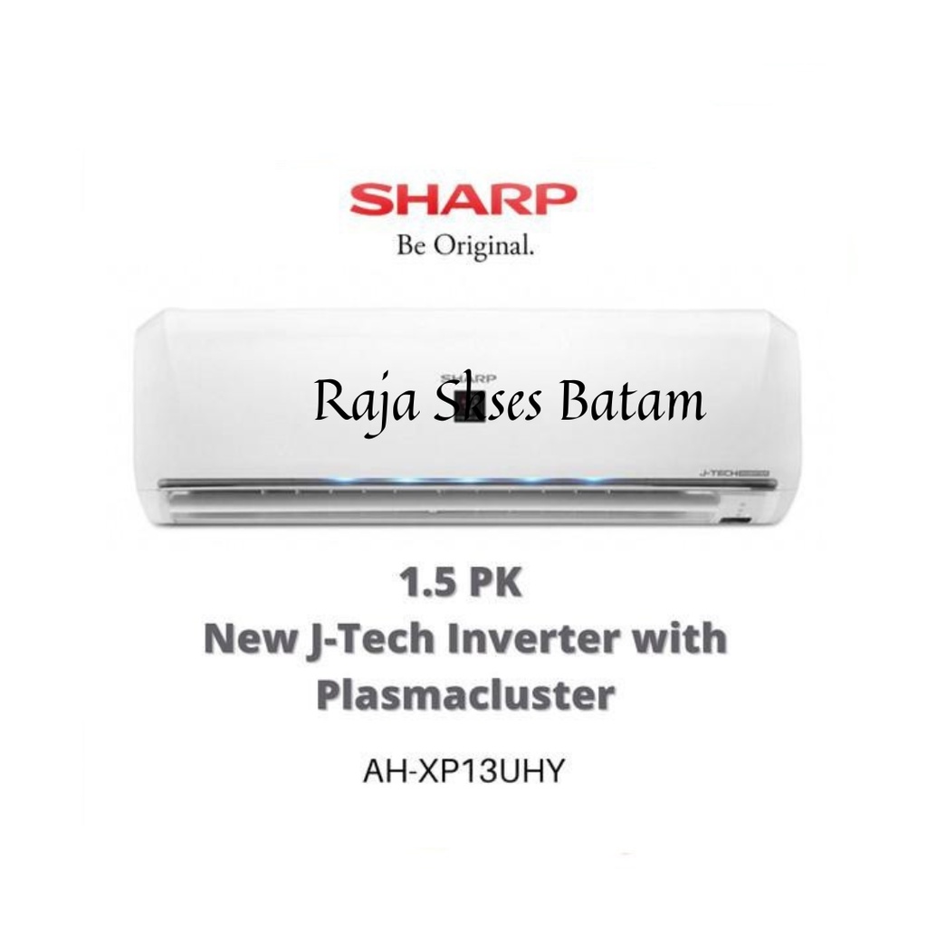 Sharp AC 1.5PK Inverter Plasmacluster AH-XP13UHY / 1.5 PK AHXP13UHY  BATAM