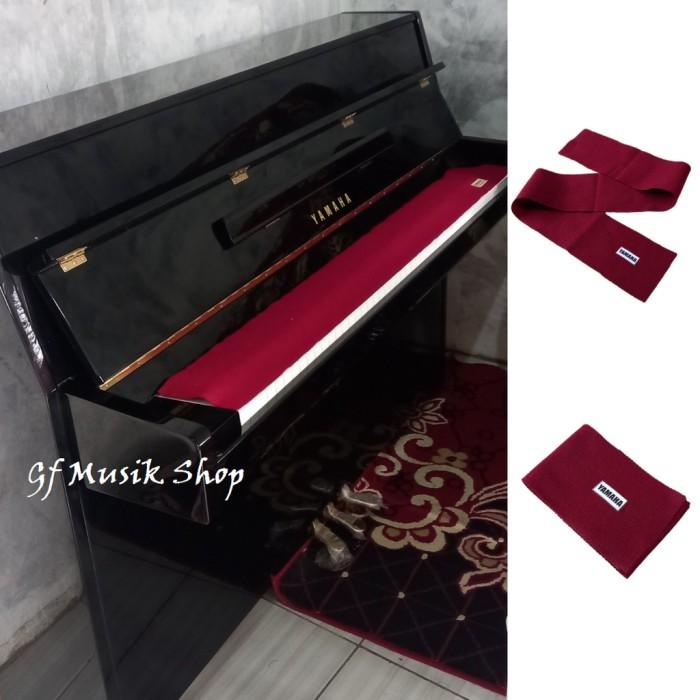 Cover Piano Yamaha Akustik Upright Maroon Paket
