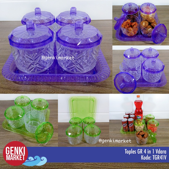 Jual Toples Kue Kering Toples Tempat Kue Lebaran Natal Imlek Toples Vdara Gr In Genki