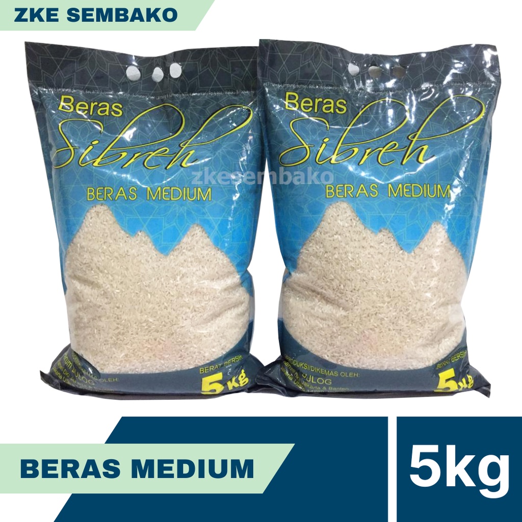 Beras Bulog Medium Sibreh 5kg