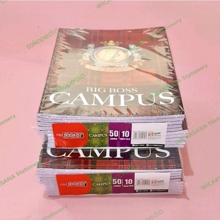 

Terlaris Buku Tulis Big Boss Campus 50 Lembar
