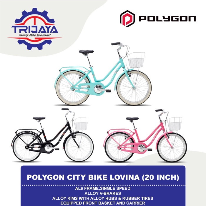 Polygon Lovina [20 inch] Comfort City Bike Single Speed