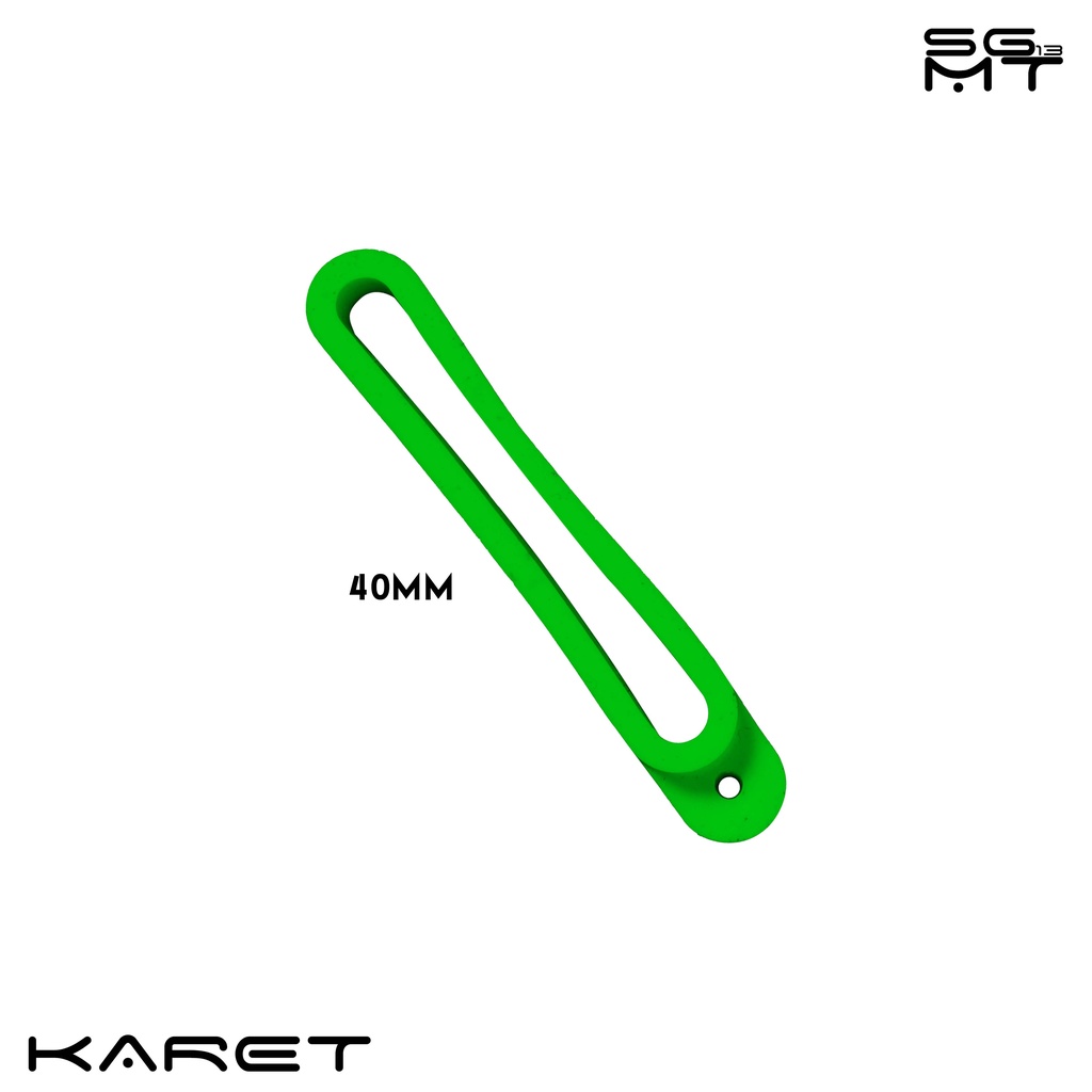 Sigmat13 Rubber O-Ring // Karet Lanyard Ukuran Variatif 13mm, 20mm, 40mm Warna Hijau Stabilo