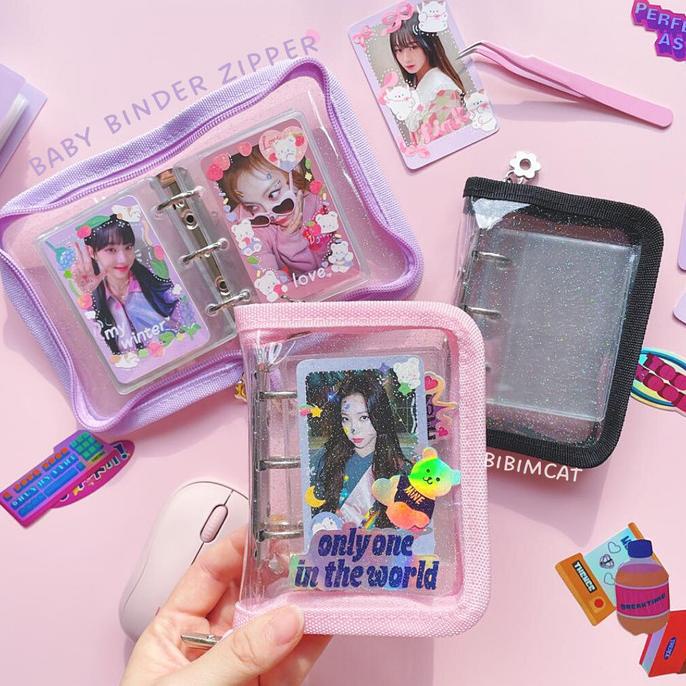 

Terbaru !!! Baby Binder Zipper Photocard Album / Pc Binder 1P