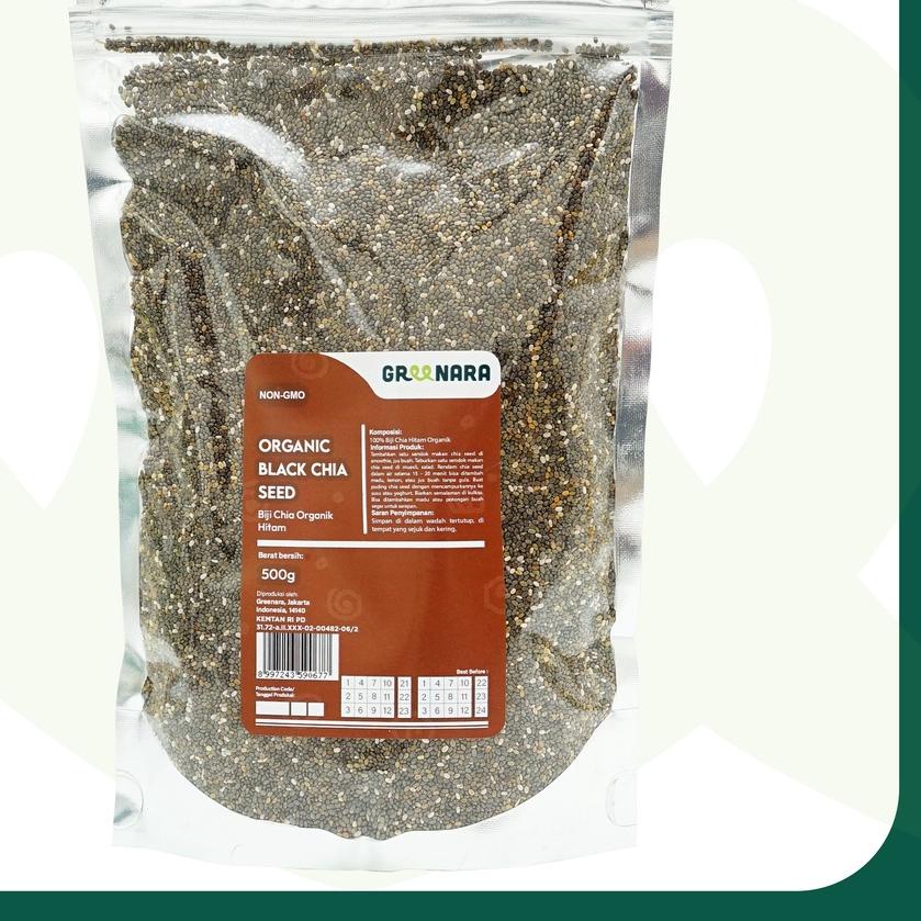 

Terbaru✔️✔️-Organic Black Chia Seed 500gr / Chiaseed Hitam Organik