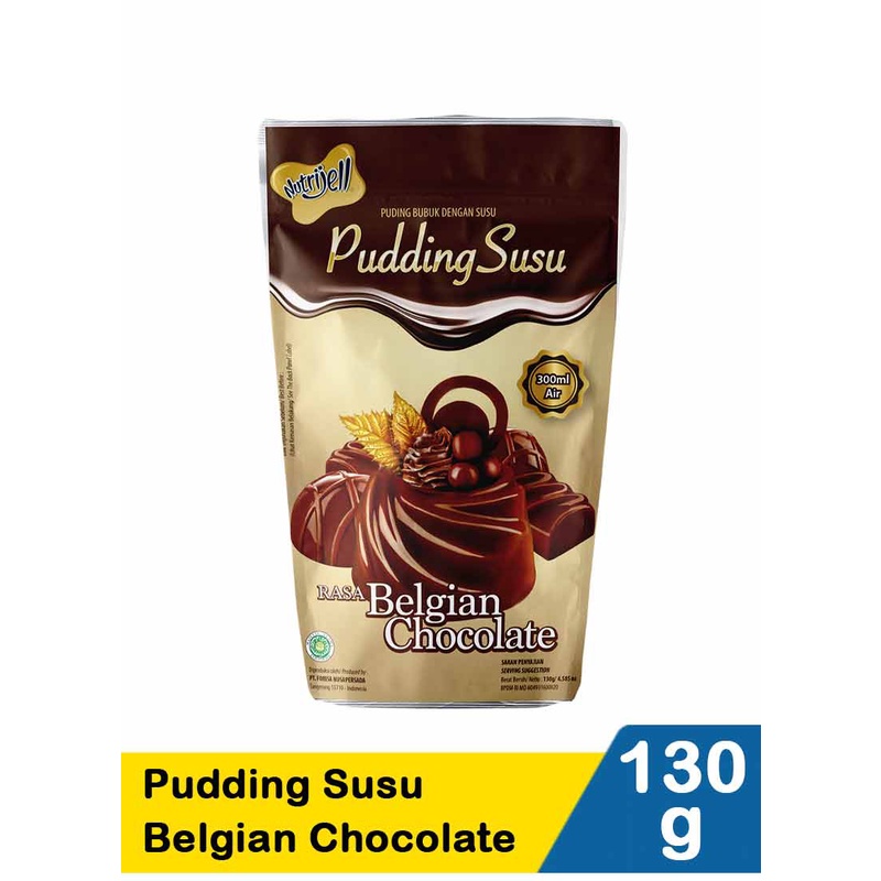 

Nutrijell pudding belgian coklat 130 gr