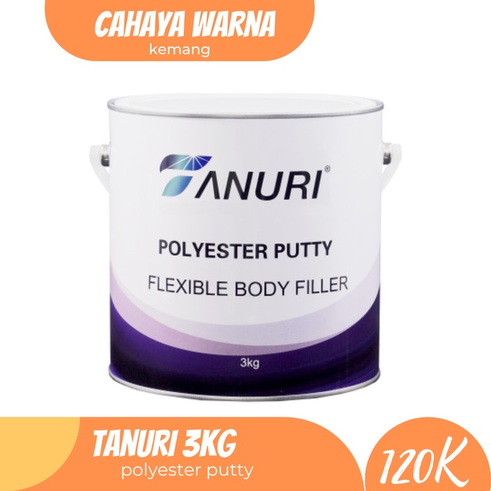Terlaris Plamir Dempul Mobil Tanuri , Tanuri Polyester Putty 3 Kg