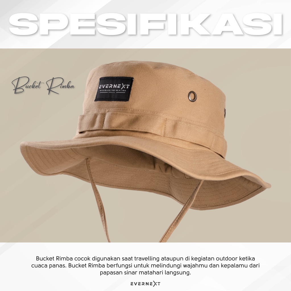 Promo topi bucket hat unisex pria wanita petualang alam liar topi pendaki gunung outdoor hutan rimba belantara topi santai casual pantai topi outdoor traveler pecinta alam topi outbond camping hiking gunung topi mancing anti panas dan gerah topi traveling