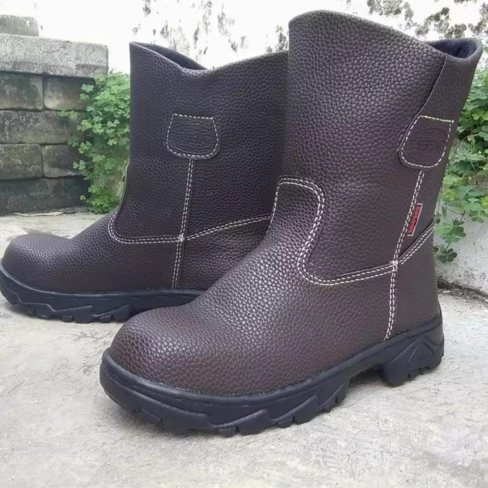 PALING LARIS Sepatu Safety Boot Panjang Saveti Safeti Septi Joger King Gregor Kingstil Chetah Murah 