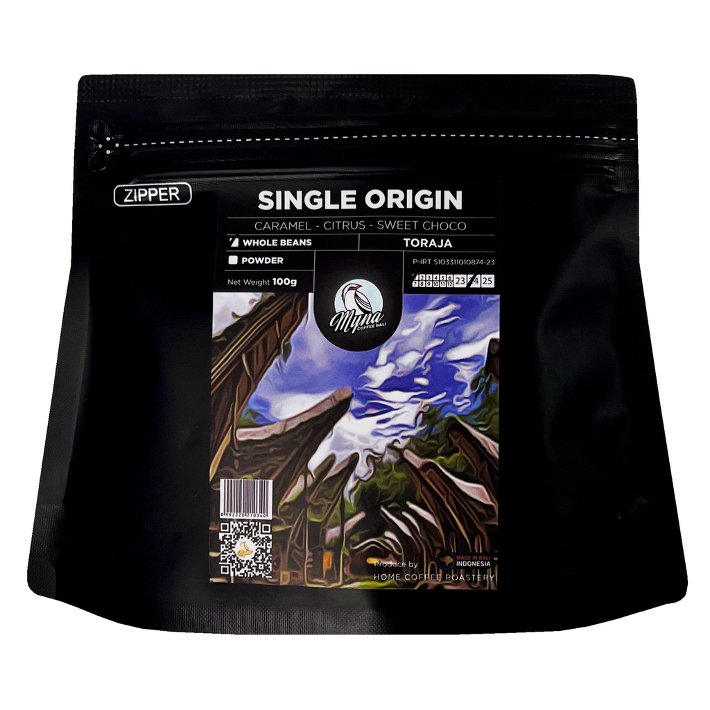 

Myna Coffee - SINGLE ORIGIN - Toraja - Pouch