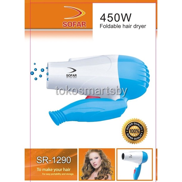HAIR DRYER / PENGERING RAMBUT / SR 1290 / 450 WATT