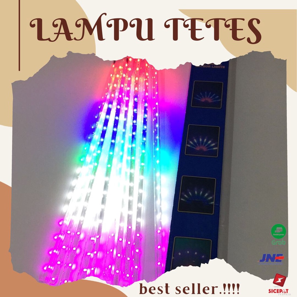 ☄️BIG SALE☄️⚡Lampu Meteor Led|jatuh Rain Snow Taman Hias Meteor/lampu Meteor|