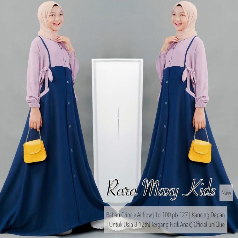 DRESS MUSLIM, Fashion Muslim, baju wanita, dress, gamis, Baju gamis, fashion wanita, Rara Maxy Kids