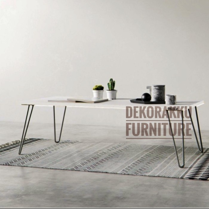 Terlaris Meja Lesehan Hairpin 120X60 Meja Lesehan Cafe Meja Tamu