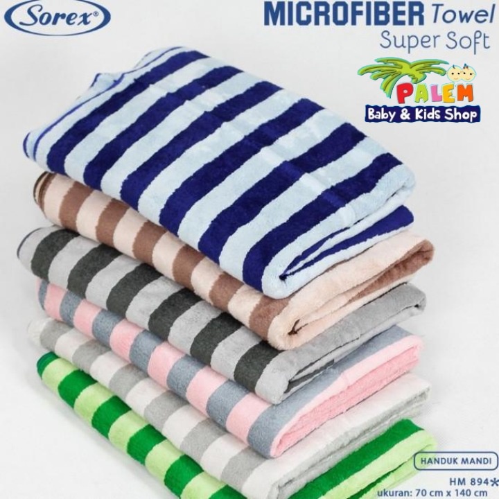 Sorex Handuk Mandi Dewasa Microfiber Towel Soft Lembut Daya Serap Tinggi HM 894