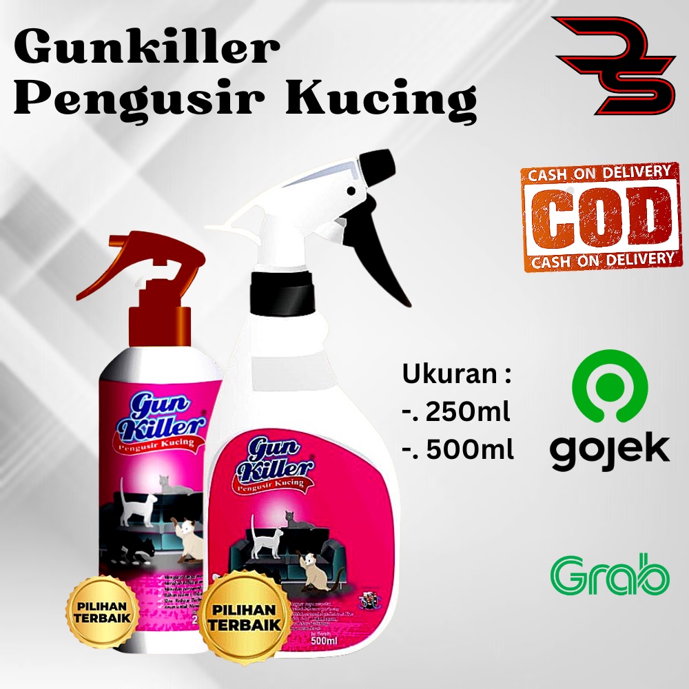 Gunkiller Pengusir Kucing 100% Super Ampuh / Gun Killer Cairan Pembasmi 250ml 500ml 250 500 ml